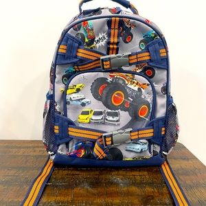 Potterybarn Mackenzie HotWheels Monster Truck Backpack and Lunchbox